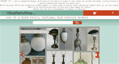 Desktop Screenshot of 1stopretroshop.com