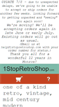 Mobile Screenshot of 1stopretroshop.com